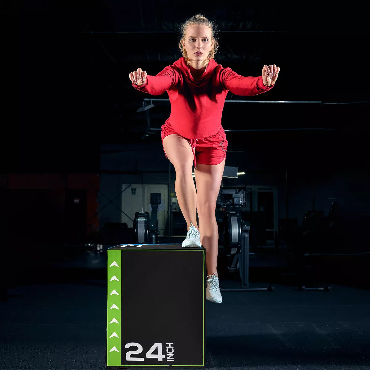 Balancefrom Fitness Versatile Durable Anti-Slip 3-In-1 Foam Plyometric Jumping Exercise Box